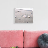 Muscheln auf Sand Leinwanddruck (Insitu (Wohnzimmer))