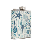 Muscheln auf weißlich flachmann (Rechts)