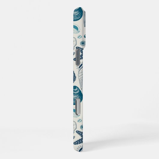 Muscheln auf weißlich iPhone hülle (Rechte Seite)