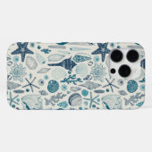 Muscheln auf weißlich iPhone hülle (Rückseite (Horizontal))