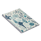 Muscheln auf weißlich notizblock (Rechte Seite)