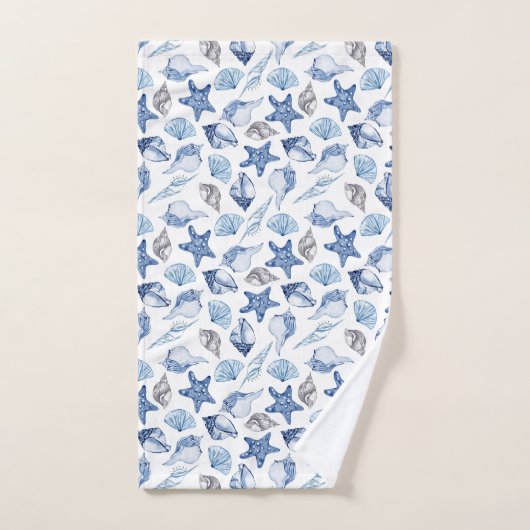 Muscheln Badhandtuch Set (Handtuch)
