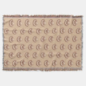 Muscheln - braun und beige decke (Vorderseite)