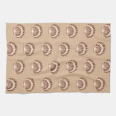 Muscheln - braun und beige handtuch (Horizontal)
