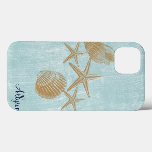 Muscheln Case-Mate iPhone Hülle (Rückseite (Horizontal))