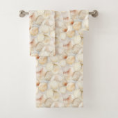 Muscheln Cream Sand Ivory Beach Badhandtuch Set (Insitu)