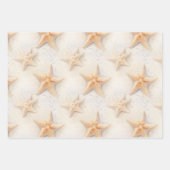 Muscheln Cream Sand Ivory Beach Geschenkpapier Set (Vorderseite 3)