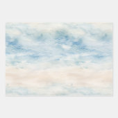 Muscheln Cream Sand Ivory Beach Geschenkpapier Set (Vorderseite 2)