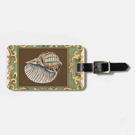 Muscheln der kleinen Meerjungfrau Gepäckanhänger (Vorderseite horizontal)