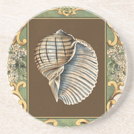 Muscheln der kleinen Meerjungfrau Getränkeuntersetzer (Vorne)