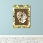 Muscheln der kleinen Meerjungfrau Leinwanddruck (Insitu (Holzboden))