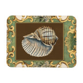 Muscheln der kleinen Meerjungfrau Magnet (Horizontal)