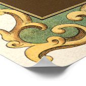 Muscheln der kleinen Meerjungfrau Poster (Ecke)