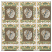 Muscheln der kleinen Meerjungfrau Stoff (Muster)