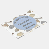 Muscheln der Wasserfarben Willkommen Gästebuch (Ecke)