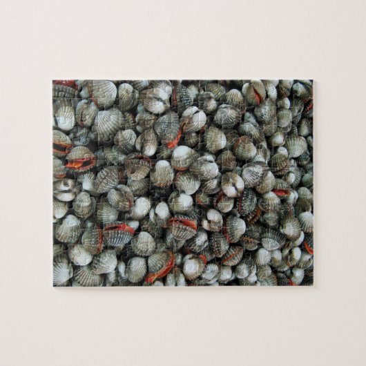 Muscheln des Blutcockle Puzzle (Horizontal)