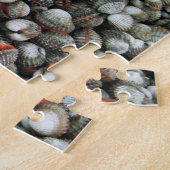 Muscheln des Blutcockle Puzzle (Seite)