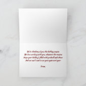 Muscheln des Kundenschätzungsgrades Feiertagskarte (Innenseite)