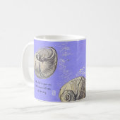 Muscheln des Ozeans 11oz Tasse (Vorderseite Links)