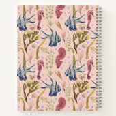 Muscheln des tropischen Fischfangs Aquatische Pfla Notizblock (Rückseite)