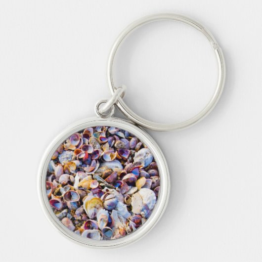 Muscheln durch das Seeufer Schlüsselanhänger (Vorne)