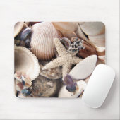 Muscheln durch das Ufer Mousepad (Mit Mouse)