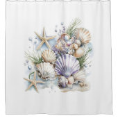 Muscheln  duschvorhang (Vorderseite)