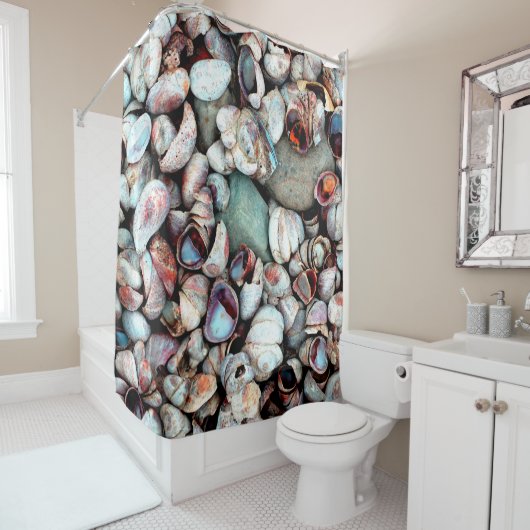Muscheln Duschvorhang (Beispiel)