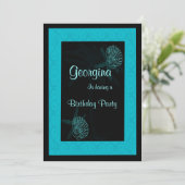 Muscheln Einladung (Stehend Vorderseite)