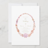 Muscheln Einladung (Vorderseite)