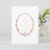 Muscheln Einladung (Stehend Vorderseite)