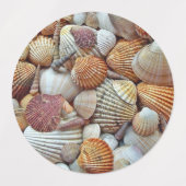 Muscheln Etiketten (Design 1)