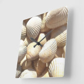 Muscheln, exotische Uhr für den Sommerstrand (Winkel)