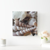 Muscheln, exotische Uhr für den Sommerstrand (Zuhause)