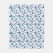 Muscheln Fleecedecke (Vorderseite)