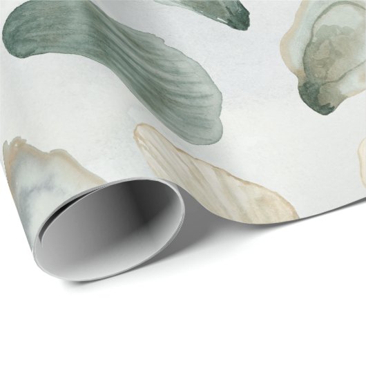 Muscheln für Wasserfarben Geschenkpapier (Rolleneckpunkt)