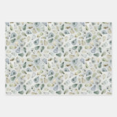 Muscheln für Wasserfarben Geschenkpapier Set (Vorderseite 3)