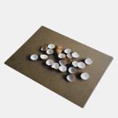 Muscheln Fußmatte (Schrägansicht)