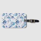 Muscheln Gepäckanhänger (Vorderseite (Horizontal))