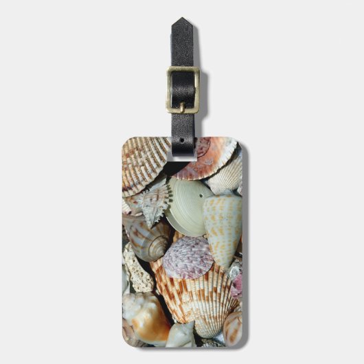 Muscheln Gepäckanhänger (Vorderseite vertikal)