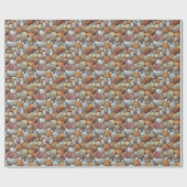 Muscheln Geschenkpapier (Flach)