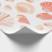Muscheln Geschenkpapier (Ecke)