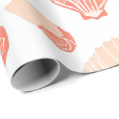 Muscheln Geschenkpapier (Rolleneckpunkt)