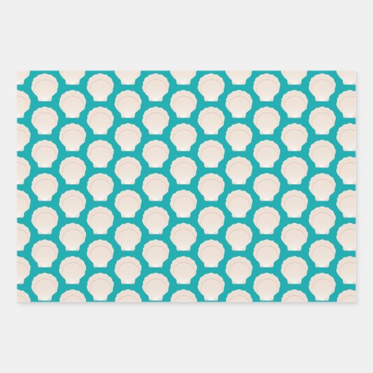 Muscheln Geschenkpapier Set (Vorderseite 2)