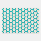 Muscheln Geschenkpapier Set (Vorderseite)