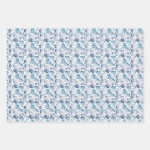 Muscheln Geschenkpapier Set (Vorderseite)