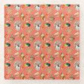 MUSCHELN GLASUNTERSETZER (Vorderseite)