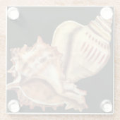 Muscheln Glasuntersetzer (Rückseite)