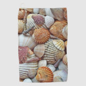 Muscheln Golfhandtuch (Vorderseite)