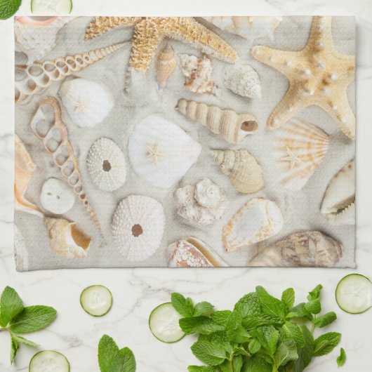 Muscheln Handtuch (Gefaltet)